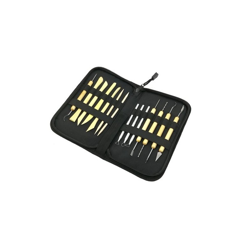 Case with zipper, 14 tools for ceramics. -10-