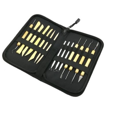 Case with zipper, 14 tools for ceramics. -10-