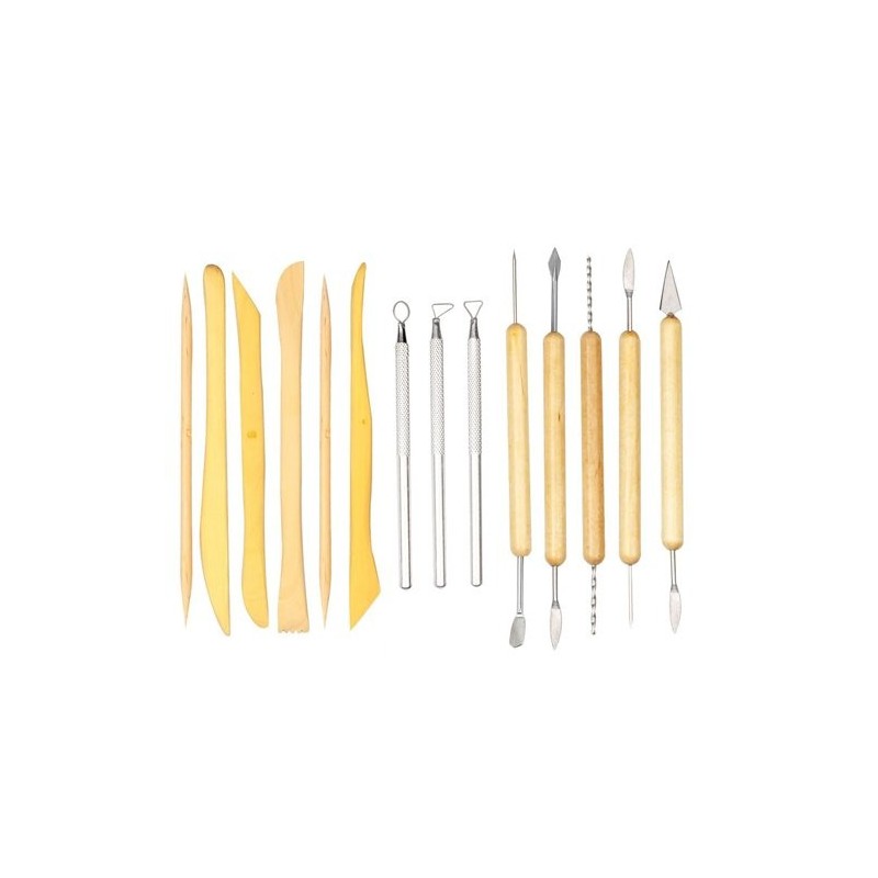 Case with zipper, 14 tools for ceramics. -10-