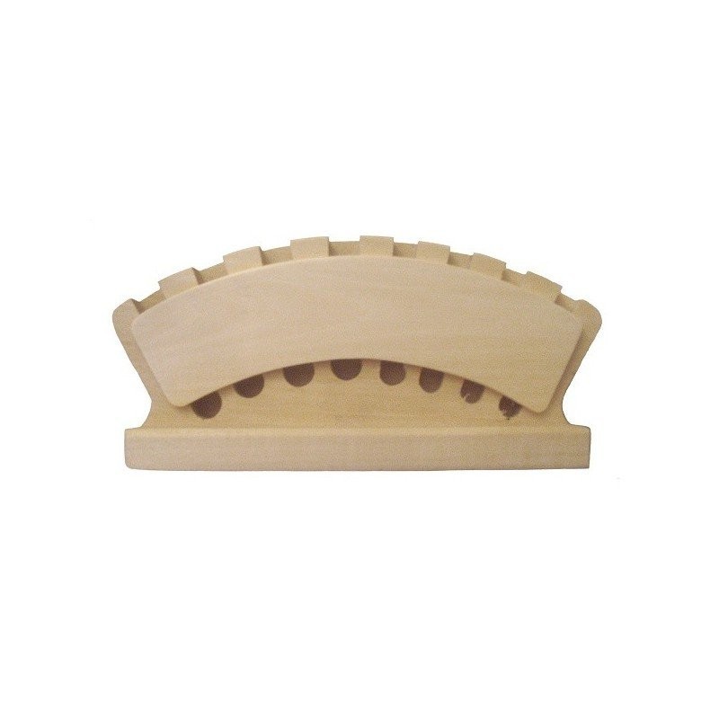 Fine art shop - Wood brush holder EXHIBITOR for 8 brushes | totenart.com