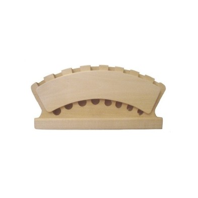 Fine art shop - Wood brush holder EXHIBITOR for 8 brushes | totenart.com