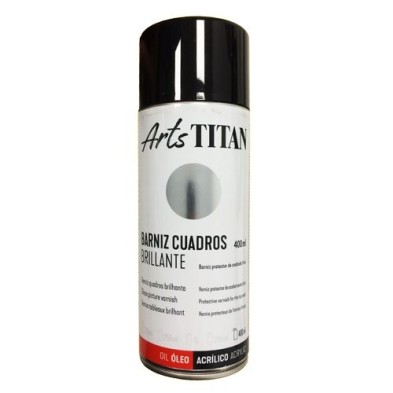 Fine art shop - Gloss varnish SPRAY Titan for paintings, 200 ml. | totenart.com