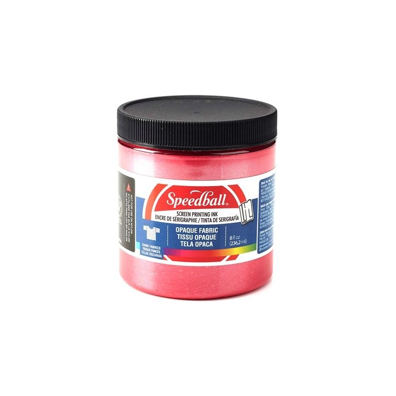 Fine art shop - Raspberry Screen Printing Ink 236 ml. Speedball | totenart.com 