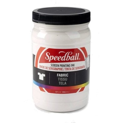 Fine art shop - White Screen Printing Ink 946 ml. Speedball | totenart.com 