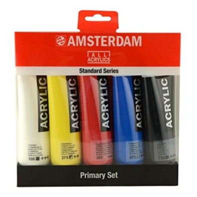 Fine art shop - Amsterdam Acrylic Set 5 colors (120 ml) | totenart.com