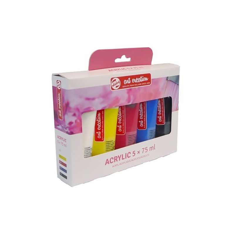 Fine art shop - Acrylic Set Art Creation 5 colors (75 ml) | totenart.com