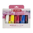 Fine art shop - Acrylic Set Art Creation 5 colors (75 ml) | totenart.com