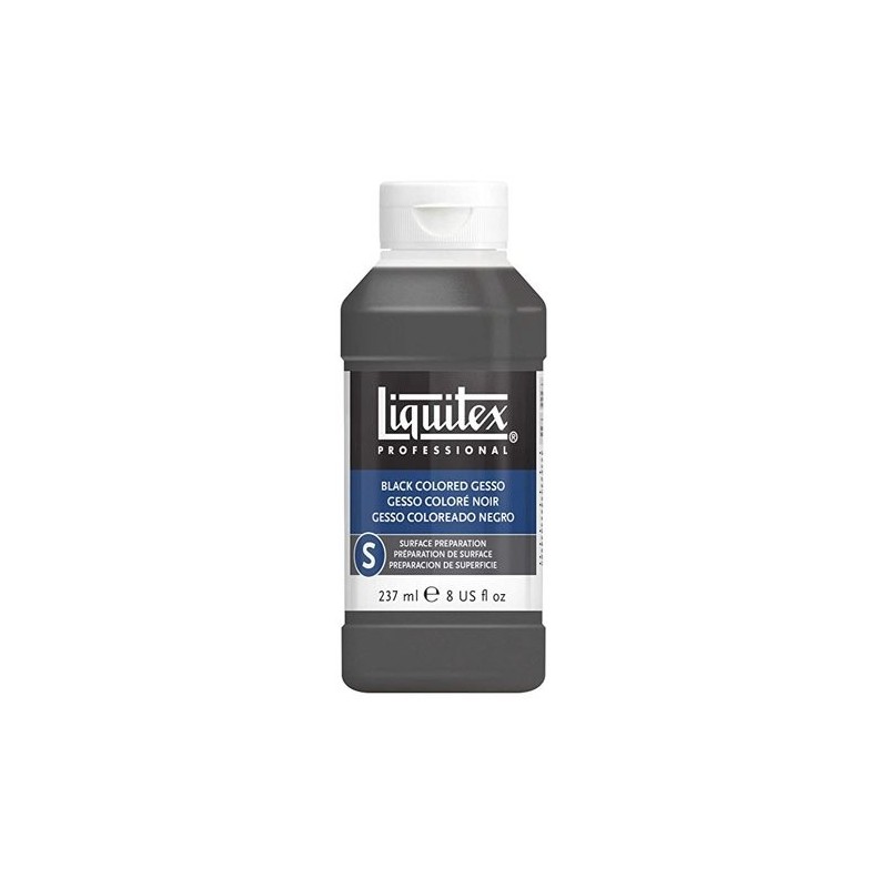 Fine art shop - Colored Gesso Black, Liquitex 237 ml. | totenart.com
