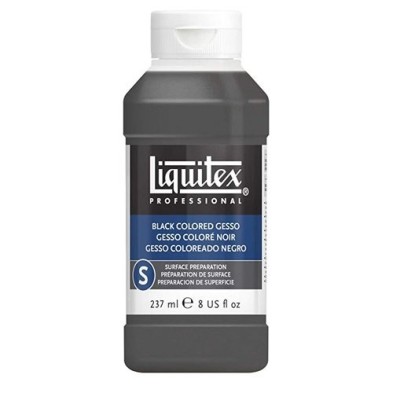 Fine art shop - Colored Gesso Black, Liquitex 237 ml. | totenart.com