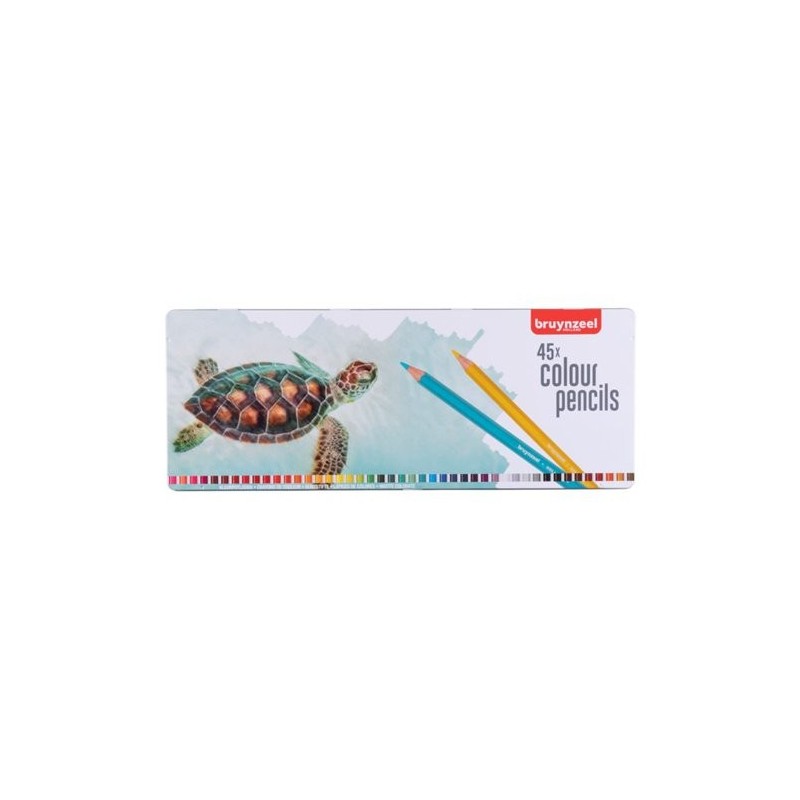  Fine art shop - Colour Pencils Metal Box Bruynzeel 45 uds. | totenart.com