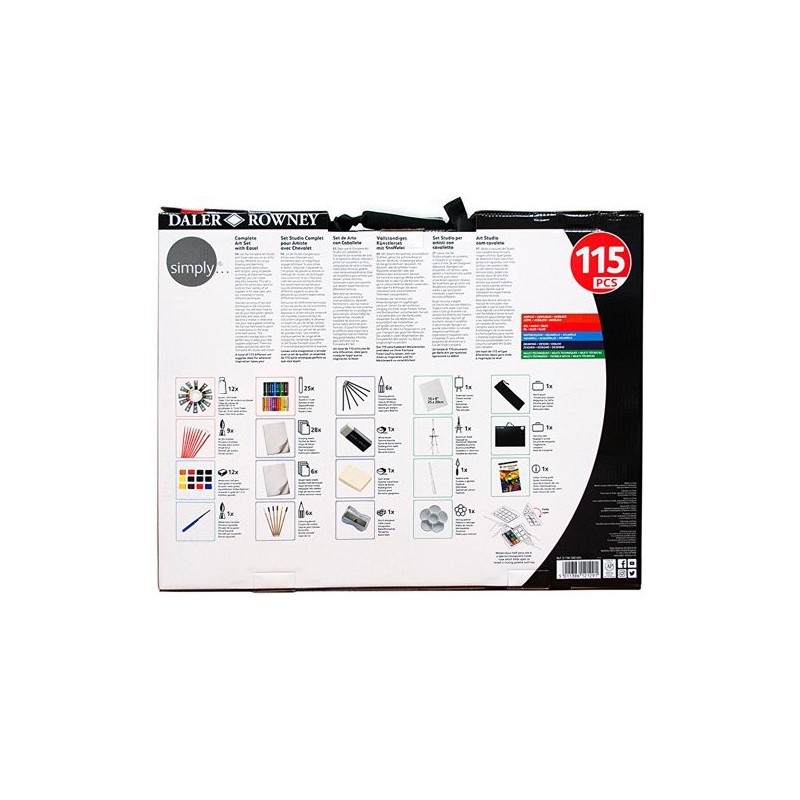 Oil Van Gogh, wooden box,  10 col. 