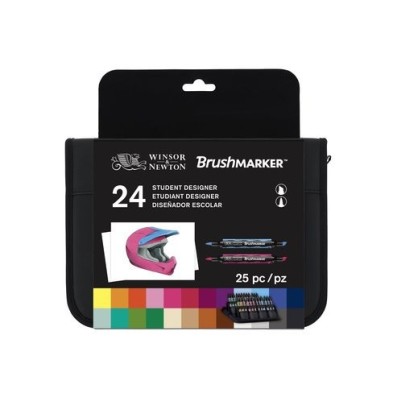 \nFine art shop - Set 24 Brushmarker Winsor & Newton, Student Designer | totenart.com