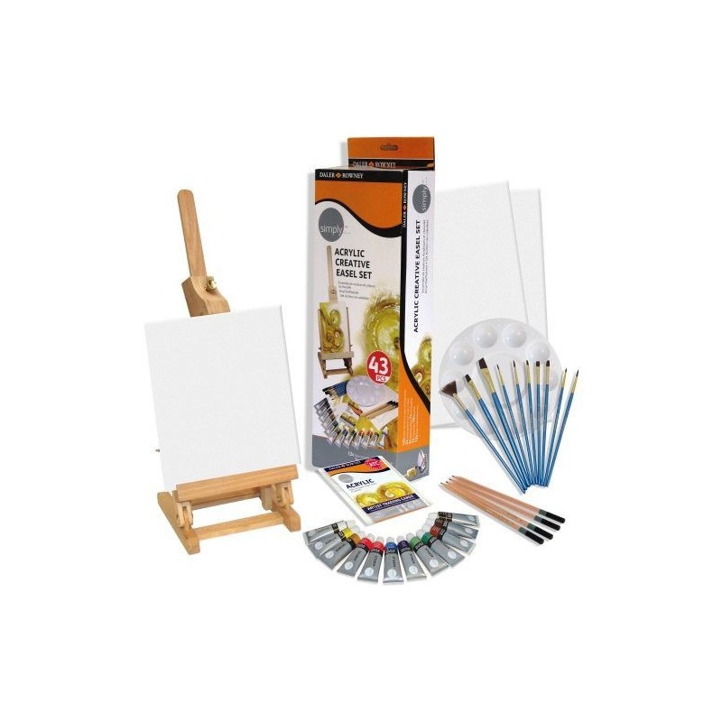 Fine art shop - Acrylic Set 43 pieces Daler Rowney | totenart.com 
