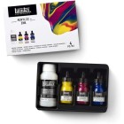 Fine art shop - Set Acrylic Inks Liquitex, 3 colors 30 ml.+ Pouring medium 118 ml. | totenart.com