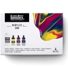 Fine art shop - Set Acrylic Inks Liquitex, 3 colors 30 ml.+ Pouring medium 118 ml. | totenart.com