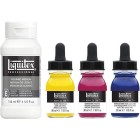 Fine art shop - Set Acrylic Inks Liquitex, 3 colors 30 ml.+ Pouring medium 118 ml. | totenart.com