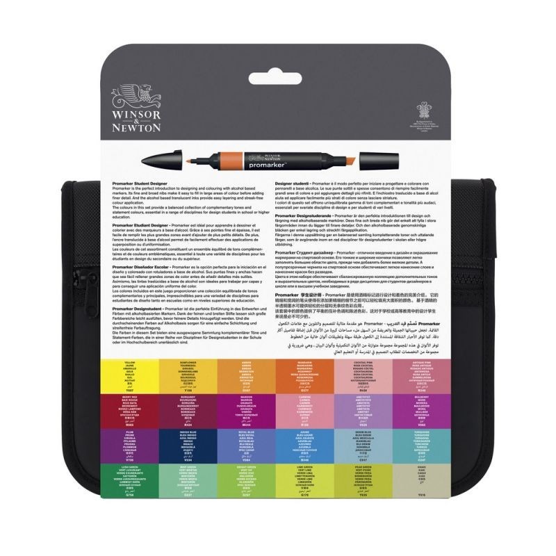 \nFine art shop - Set 24 Promarker Winsor & Newton, Student Designer | totenart.com