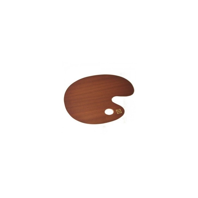  Fine art shop - Oval wooden paddle varnished Talens, 29x37cm. | totenart.com