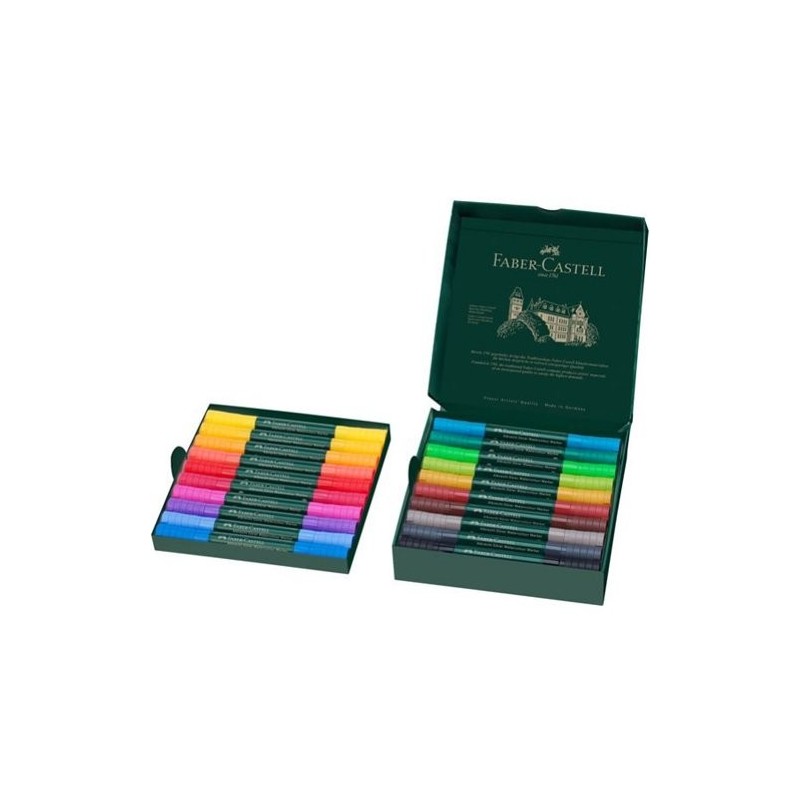  Fine art shop - Albrecht Dürer Watercolour Markers box Faber-Castell, 20 colours | totenart.com