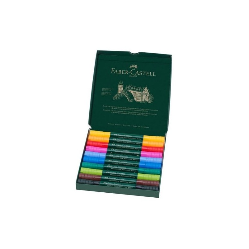 Fine art shop - Albrecht Dürer Watercolour Markers box Faber-Castell, 10 colours | totenart.com