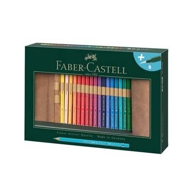  Fine art shop - Roller case of Albrecht Dürer Pencils, Faber Castell (30 colors + Water brush) | totenart.com