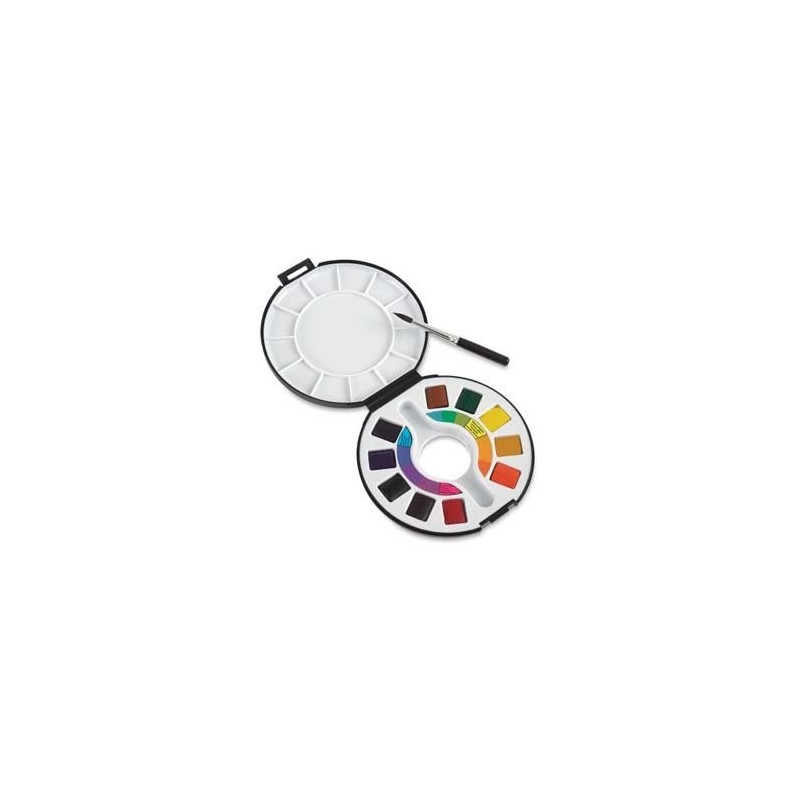  Fine art shop - Watercolour Travel Box 10 half-pans and 1 brush, Campus Raphaël | totenart.com