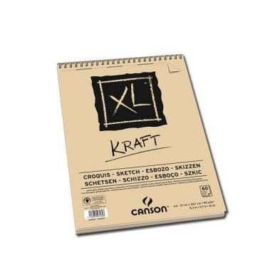  Fine art shop - Sketch Canson XL Kraft (Block), 40h., 90 gr., A5 | totenart.com