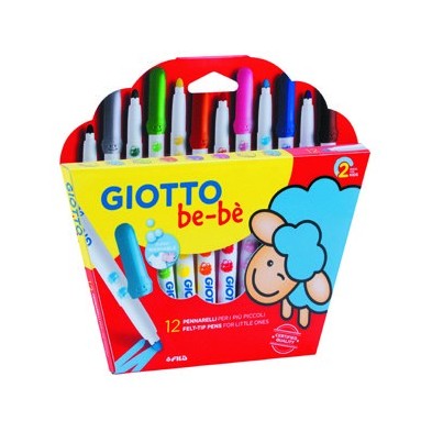 Fine art shop - Giotto Be-Bé 12 Felt-tip Pens | totenart.com 