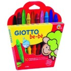 Fine art shop - Giotto Be-Bé 10 Crayons + Pencil Sharpener | totenart.com 