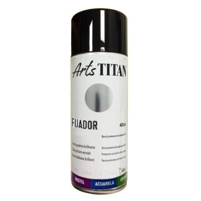 Fine art shop - Fixative Varnish SPRAY Titan, 400 ml. | totenart.com