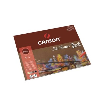  Fine art shop - Canson Mi-Teintes Touch Pad, assorted colors, 12 s. 350 gr 24x32 cm | totenart.com