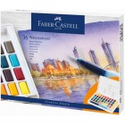 Fine art shop - Box 36 watercolors Faber-Castell and brush | totenart.com