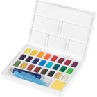 Fine art shop - Box 24 watercolors Faber-Castell and brush | totenart.com