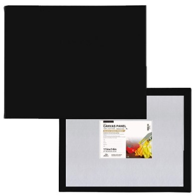 \nFine art shop - Black Canvas Panel - Special Gesso Preparation, 20x30 cm. | totenart.com