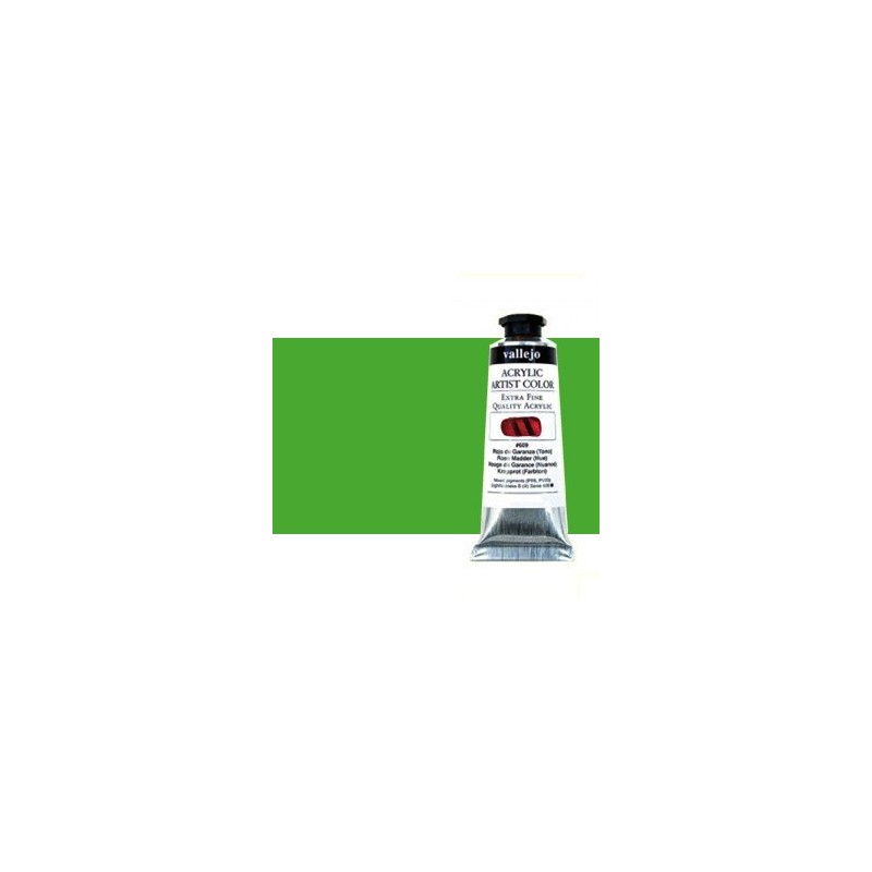 Fine art shop - Acrylic Artist Vallejo Fluorescent Green, 60 ml. | totenart.com