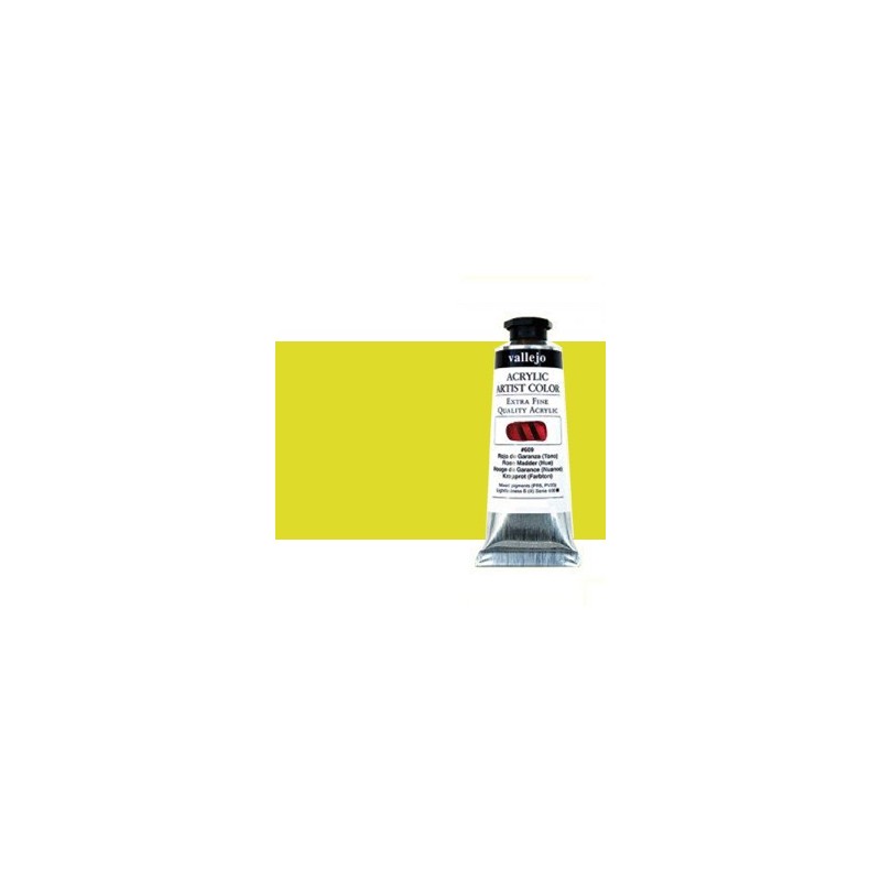 Fine art shop - Acrylic Artist Vallejo Fluorescent Yellow, 60 ml. | totenart.com