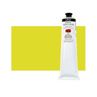 Fine art shop - Acrylic Artist Vallejo Fluor Yellow, 200 ml. | totenart.com
