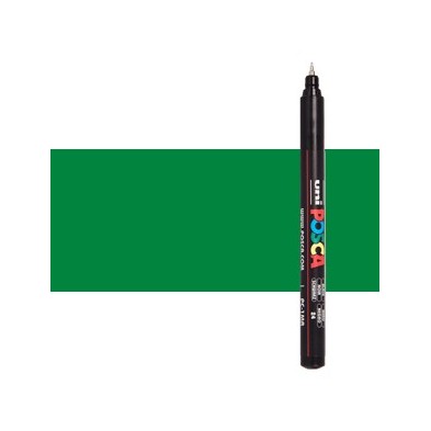 Fine art shop - Green (N. 6) Posca marker PC1MR, extra fine tip (0.7 mm.) | totenart.com