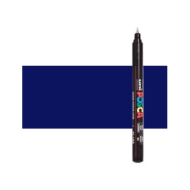 Fine art shop - Blue (N. 33) Posca marker PC1MR, extra fine tip (0.7 mm.) | totenart.com