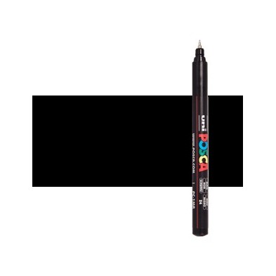 Fine art shop - Black (N. 24) Posca marker PC1MR, extra fine tip (0.7 mm.) | totenart.com