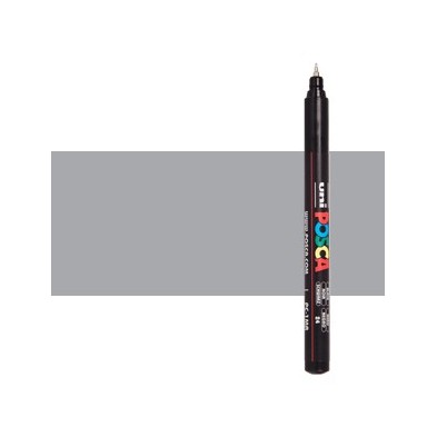 Fine art shop - Silver (N. 26) Posca marker PC1MR, extra fine tip (0.7 mm.) | totenart.com
