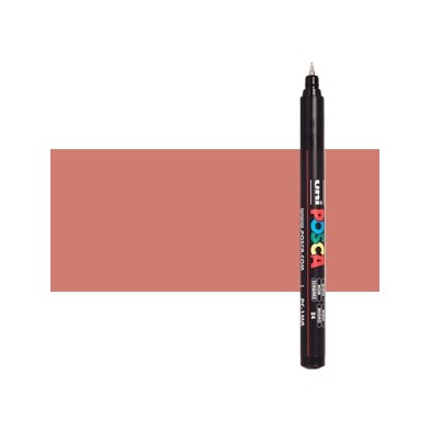 Fine art shop - Metallic red (N. M15) Posca marker PC1MR, extra fine tip (0.7 mm.) | totenart.com