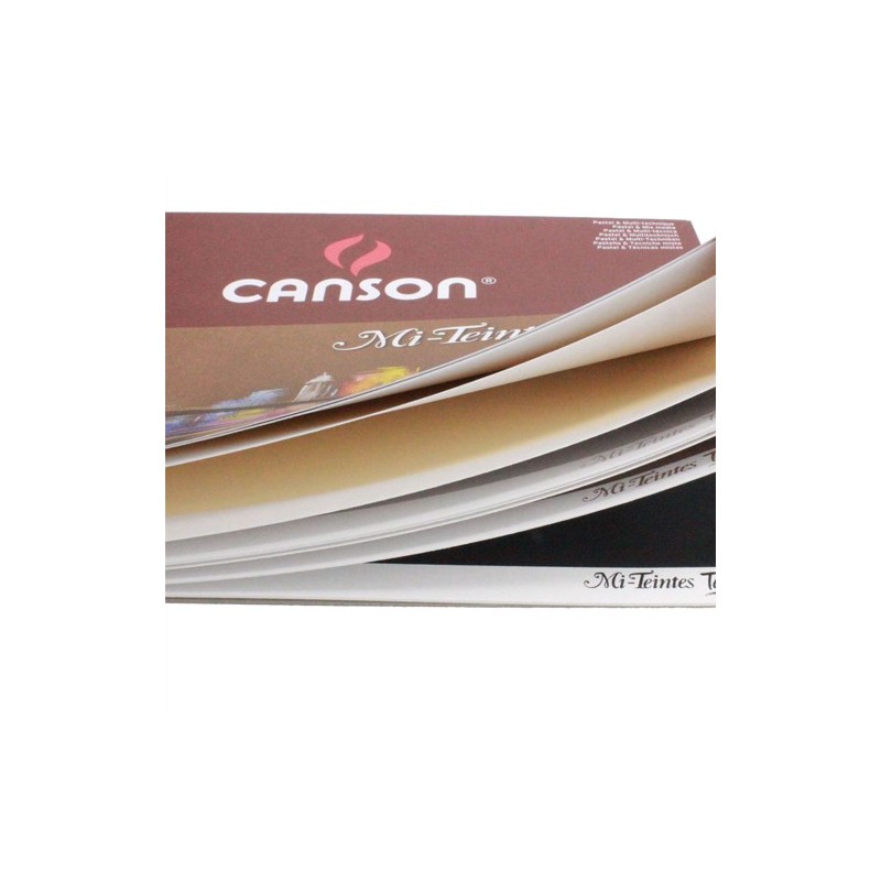  Fine art shop - Canson Mi-Teintes Touch Pad, assorted colors, 12 s. 350 gr 24x32 cm | totenart.com