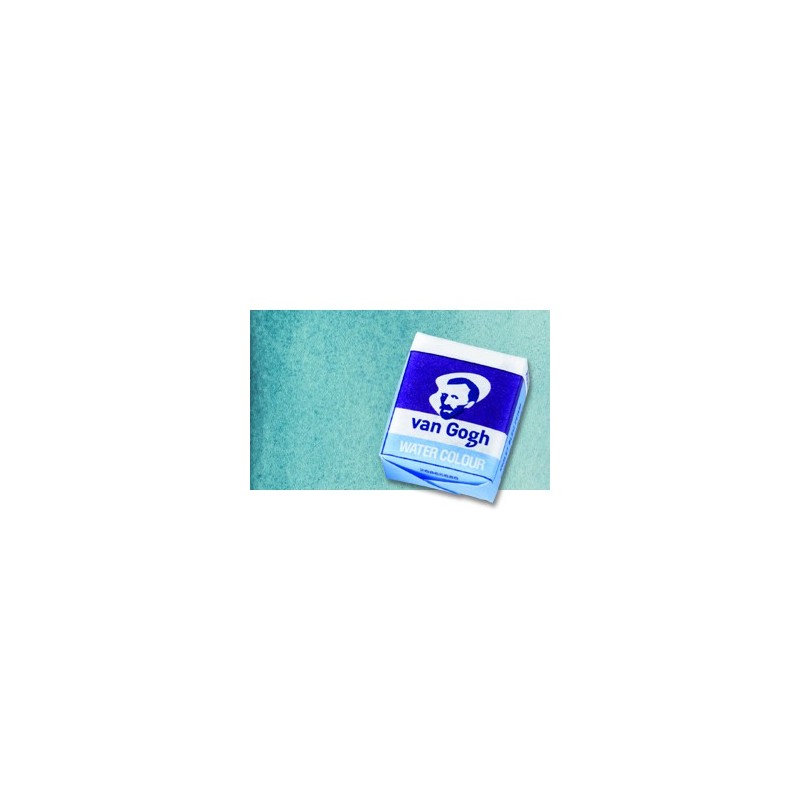 Fine art shop - Watercolour Van Gogh pan, Turquoise Green | totenart.com