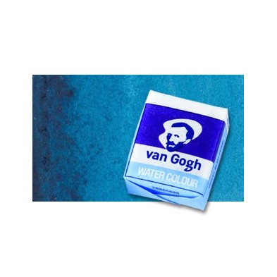 Fine art shop - Watercolour Van Gogh pan, Turquoise Blue | totenart.com