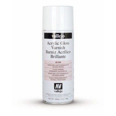 Fine art shop - Acrylic Spray Bright Varnish Vallejo, 400 ml. | totenart.com