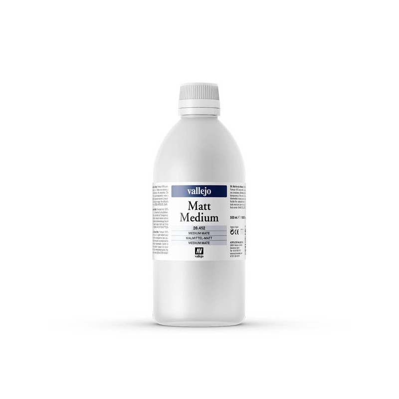 Fine art shop - Matt acrylic medium Vallejo, 500 ml. | totenart.com