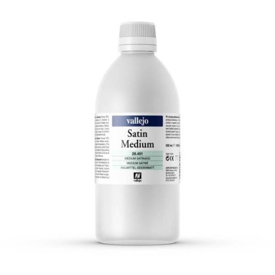 Fine art shop - Satin acrylic medium Vallejo, 500 ml. | totenart.com