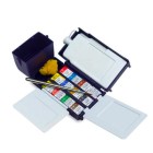 Fine art shop - Field Box Professional Watercolour 12 1/2 godets & brush & water carrier | totenart.com