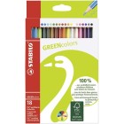  Fine art shop - STABILO GreenColors box 18 colored pencils | totenart.com